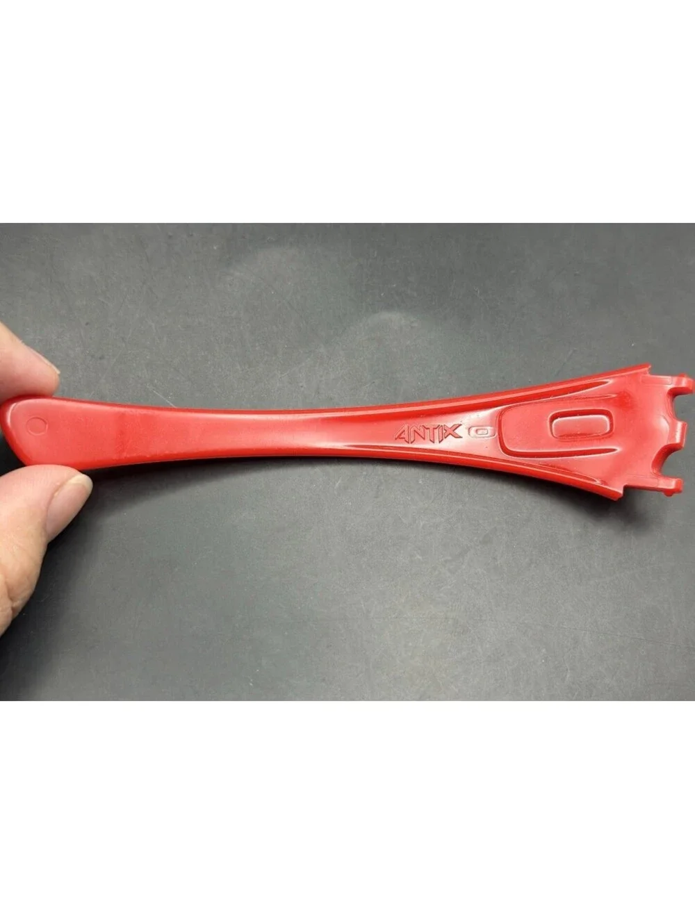 Oakley Antix Polished Bright Red OEM Left Replacement Arm (No Icon)